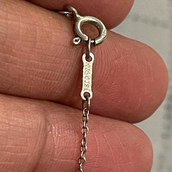 Vintage Tiffany & Co.  Pablo Picasso X Silver 16" Necklace with Box/cloth pouch - Picture 10 of 10